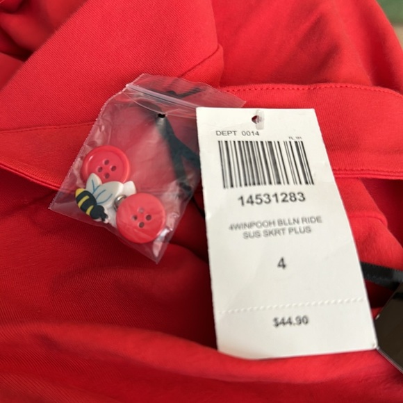 NWT Hot Topic Plus size 4 Disney skirt with detachable suspenders. - Picture 7 of 8